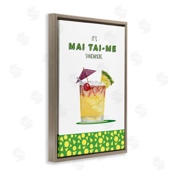 Stupell Industries Brett Blumenthal | Mai Tai-me Somewhere Cocktail