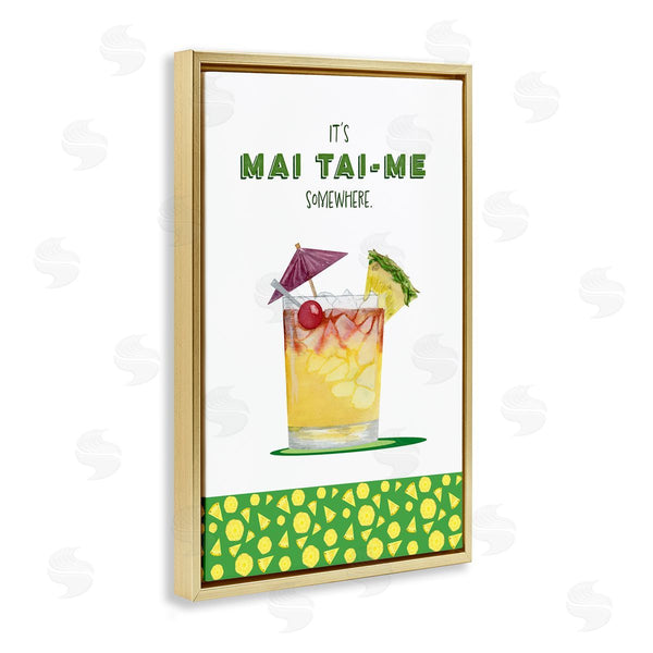 Stupell Industries Brett Blumenthal | Mai Tai-me Somewhere Cocktail