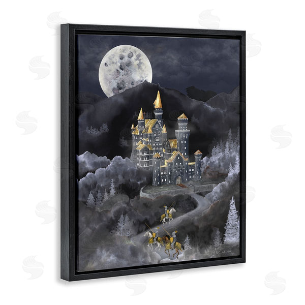 Stupell Industries Brett Blumenthal | Moonlit Journey To Castle