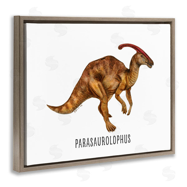 Stupell Industries Brett Blumenthal | Parasaurolophus Dinosaur Learning
