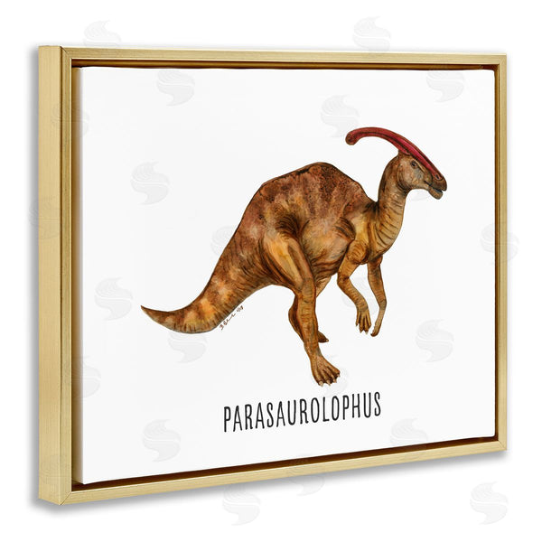 Stupell Industries Brett Blumenthal | Parasaurolophus Dinosaur Learning