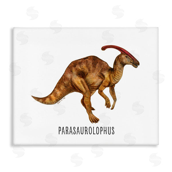 stupell industries Brett Blumenthal | Parasaurolophus Dinosaur Learning