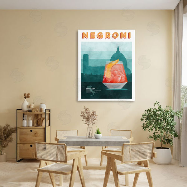 Stupell Industries Brett Blumenthal | Retro Negroni & Architecture Wall Art