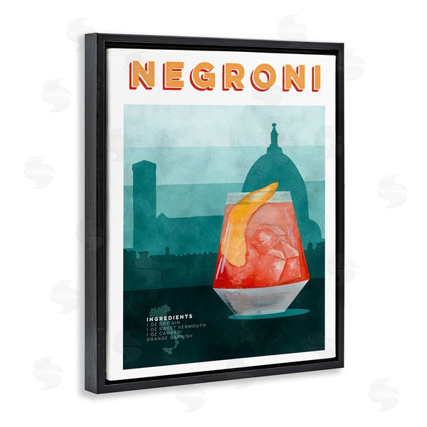 Stupell Industries Brett Blumenthal | Retro Negroni & Architecture Wall Art