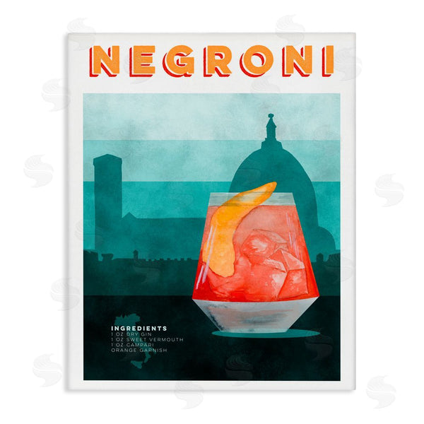 stupell industries Brett Blumenthal | Retro Negroni & Architecture Wall Art