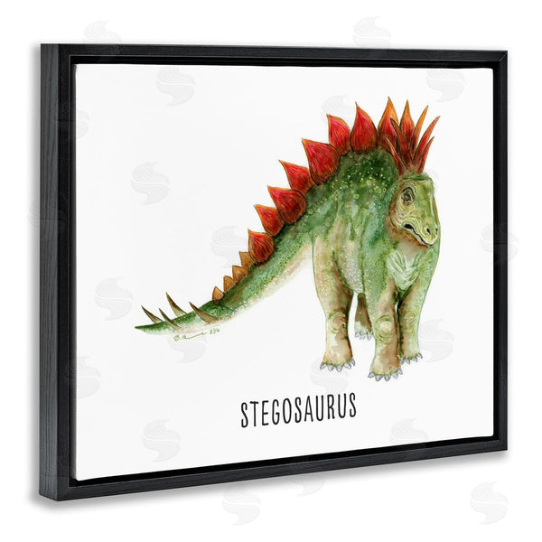 Stupell Industries Brett Blumenthal | Stegosaurus Dinosaur Learning