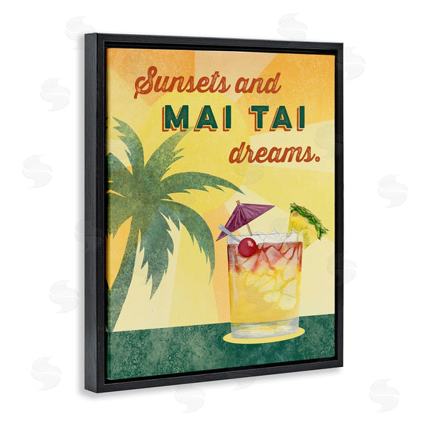 Stupell Industries Brett Blumenthal | Sunsets & Mai Tai Dreams