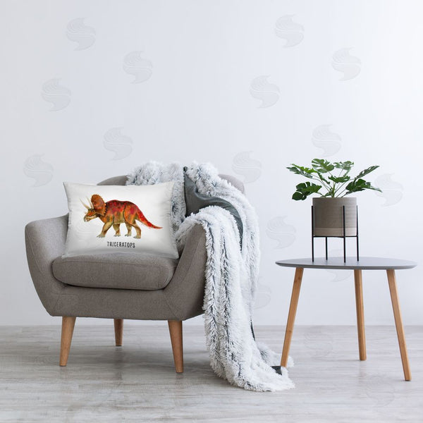 Stupell Industries Brett Blumenthal | Triceratops Dinosaur Learning