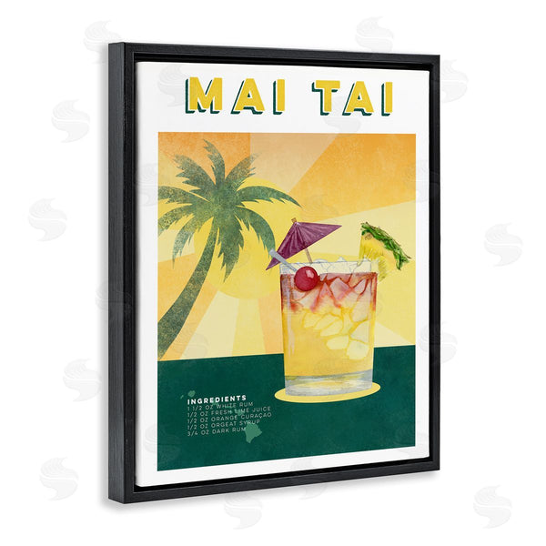Stupell Industries Brett Blumenthal | Tropical Mai Tai Recipe