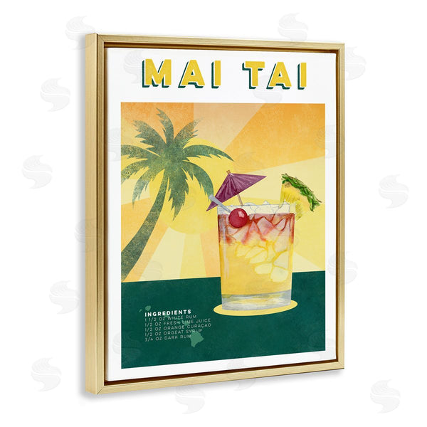 Stupell Industries Brett Blumenthal | Tropical Mai Tai Recipe