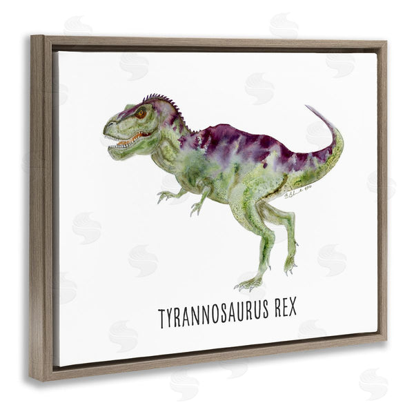 Stupell Industries Brett Blumenthal | Tyrannosaurus Rex Dinosaur Learning