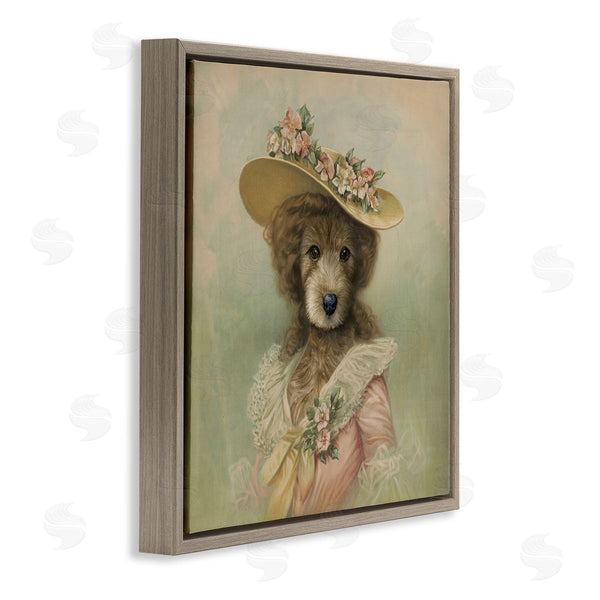 Stupell Industries Brett Blumenthal | Vintage Feminine Dog With Hat