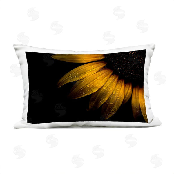 Stupell Industries Brian Carson Photography | Water Droplets On Sunflower Printed Throw Pillow