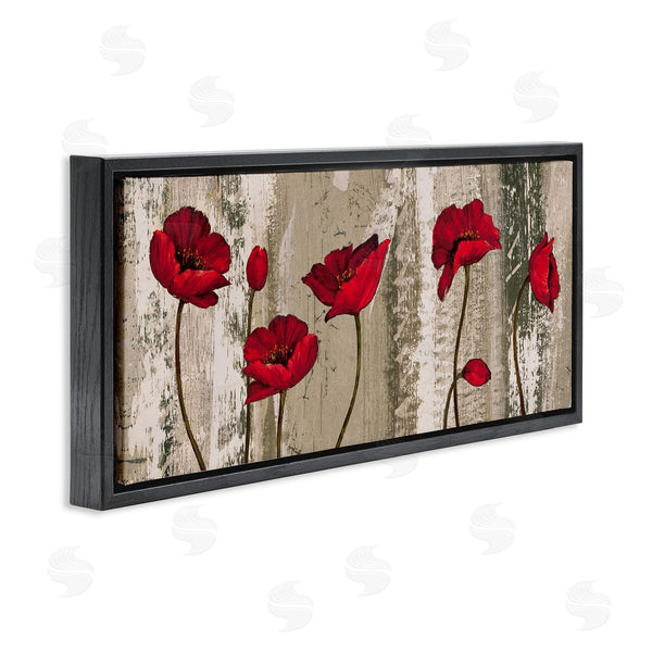 Stupell Industries Brian Foster | Red Anemones On Tan Wall Art