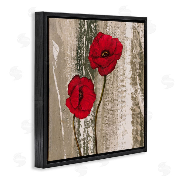 Stupell Industries Brian Foster | Rustic Red Anemones