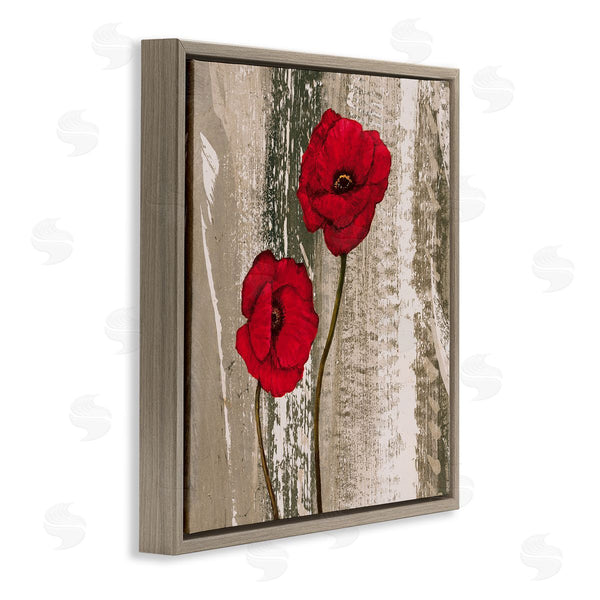 Stupell Industries Brian Foster | Rustic Red Anemones