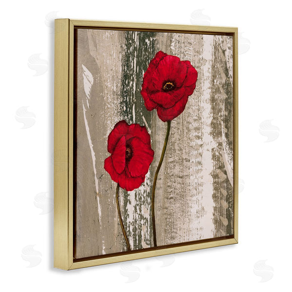 Stupell Industries Brian Foster | Rustic Red Anemones