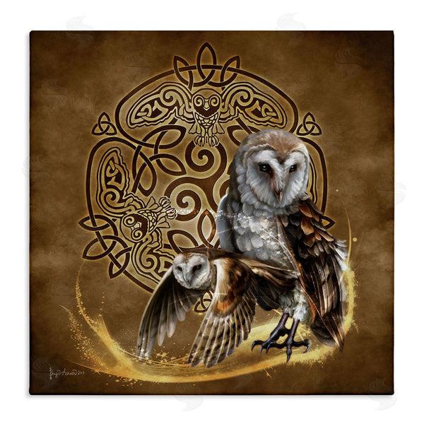 stupell industries Brigid Ashwood | Abstract Fractal Owls