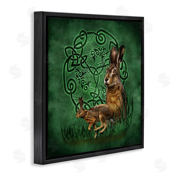 Stupell Industries Brigid Ashwood | Celtic Hare Fractal
