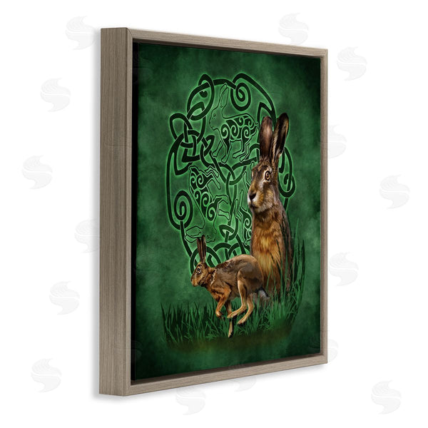 Stupell Industries Brigid Ashwood | Celtic Hare Fractal