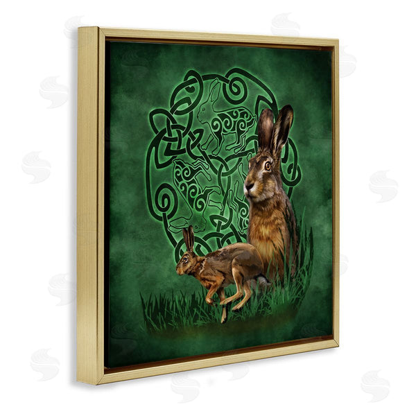 Stupell Industries Brigid Ashwood | Celtic Hare Fractal
