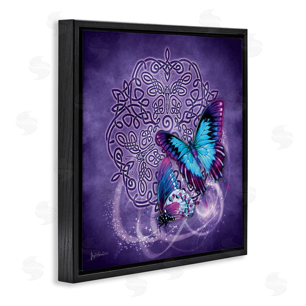 Stupell Industries Brigid Ashwood | Celtic Purple Butterflies