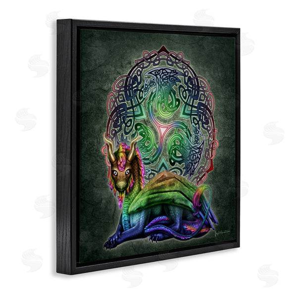 Stupell Industries Brigid Ashwood | Dragon On Celtic Pattern