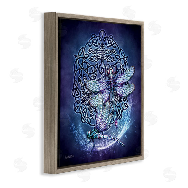 Stupell Industries Brigid Ashwood | Dragonfly & Celtic Knot