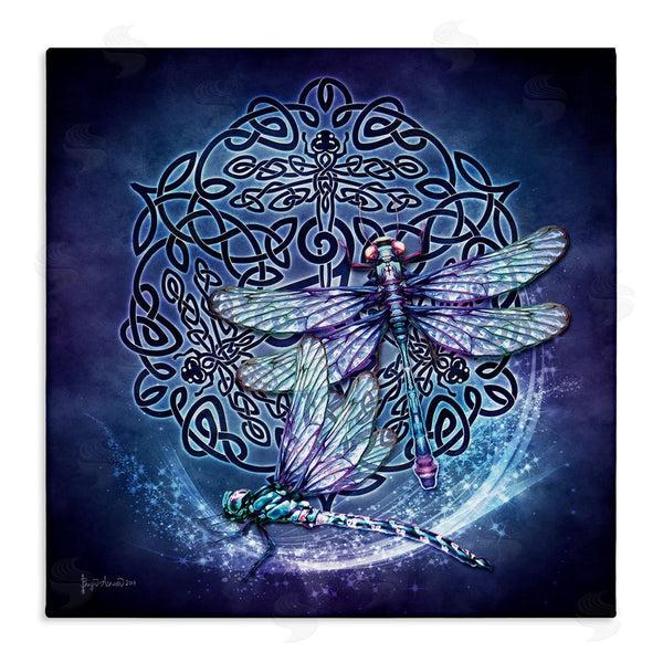 stupell industries Brigid Ashwood | Dragonfly & Celtic Knot