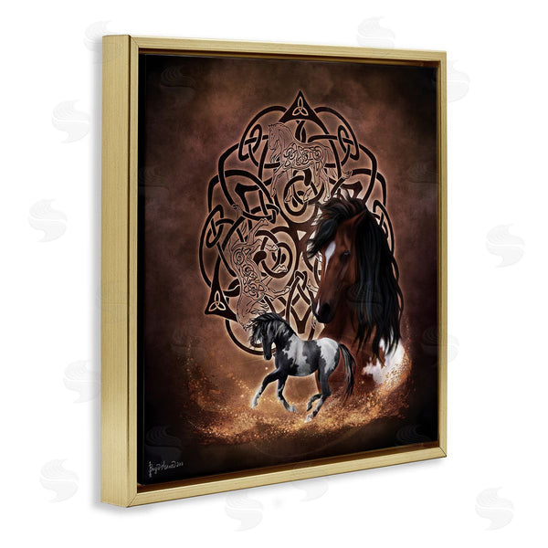 Stupell Industries Brigid Ashwood | Horse Celtic Knot