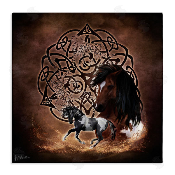 stupell industries Brigid Ashwood | Horse Celtic Knot