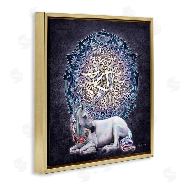 Stupell Industries Brigid Ashwood | Unicorn Celtic Pattern