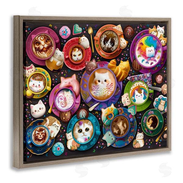 Stupell Industries Brigid Ashwood | Various Cat Lattes