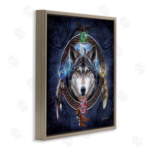 Stupell Industries Brigid Ashwood | Wolf Guide Celtic Knot