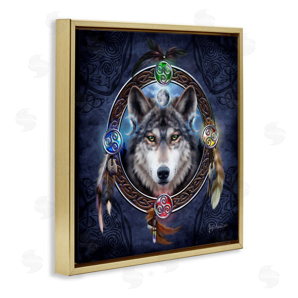 Stupell Industries Brigid Ashwood | Wolf Guide Celtic Knot