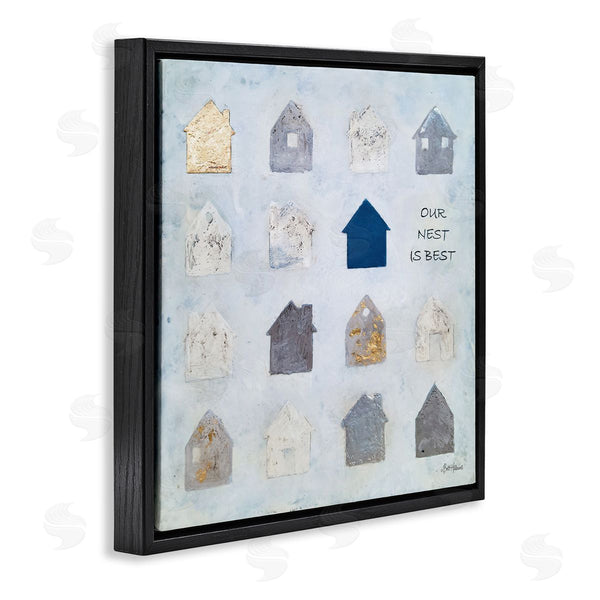 Stupell Industries Britt Hallowell | Our Nest Is Best Farm House Icon Chart Wall Art