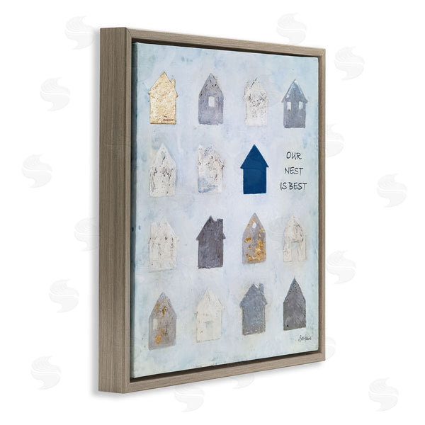 Stupell Industries Britt Hallowell | Our Nest Is Best Farm House Icon Chart Wall Art