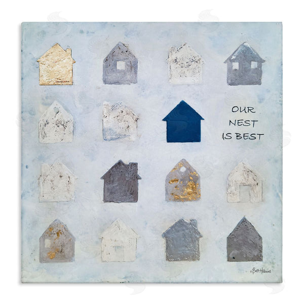 stupell industries Britt Hallowell | Our Nest is Best Farm House Icon Chart Wall Art