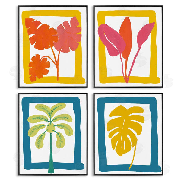 Stupell Industries Bronwyn Baker | Warm Oasis Leaves Wall Art