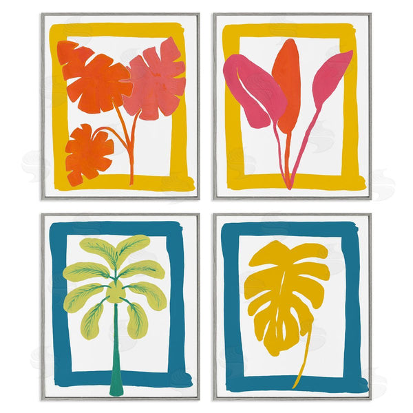 Stupell Industries Bronwyn Baker | Warm Oasis Leaves Wall Art
