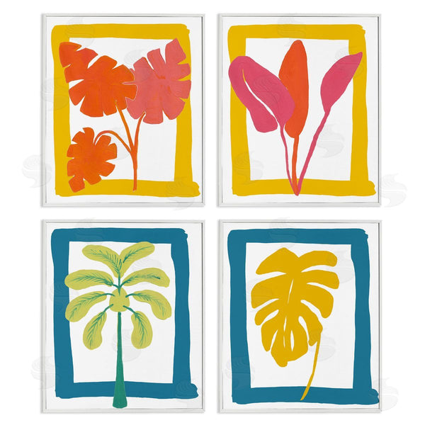 Stupell Industries Bronwyn Baker | Warm Oasis Leaves Wall Art