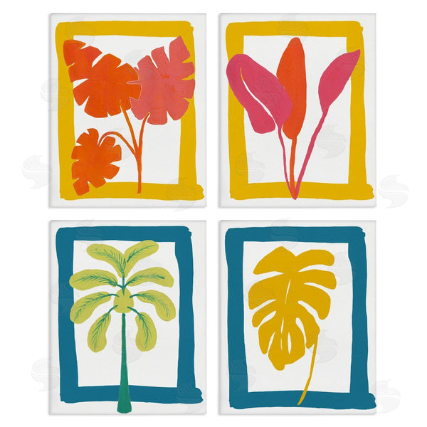 stupell industries Bronwyn Baker | Warm Oasis Leaves Wall Art