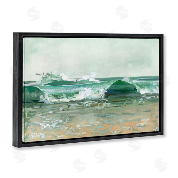 Stupell Industries Brook Page | Breaking Waves Seascape