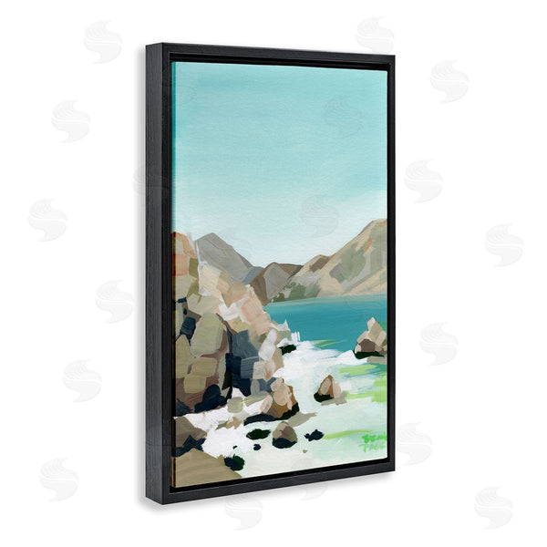 Stupell Industries Brook Page | Expressionist Rocky Coast