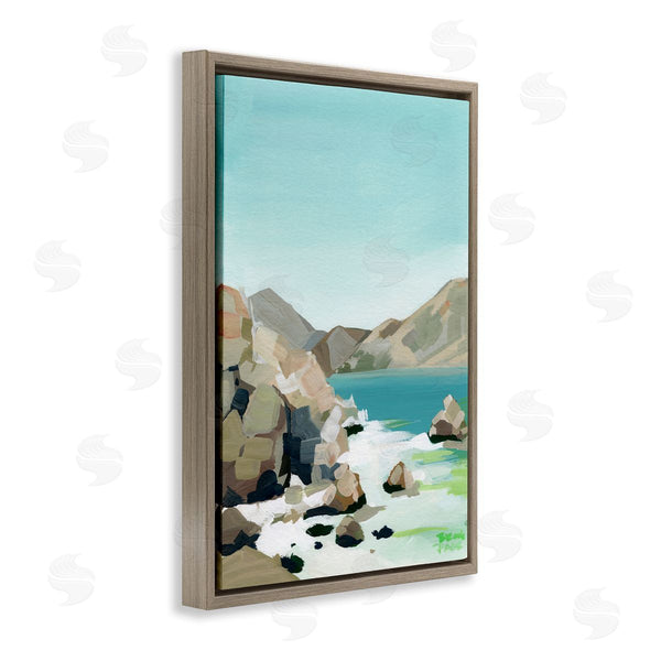 Stupell Industries Brook Page | Expressionist Rocky Coast