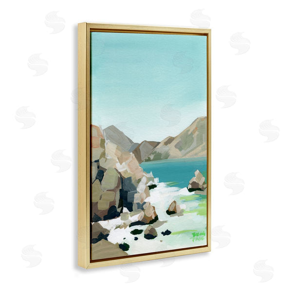 Stupell Industries Brook Page | Expressionist Rocky Coast