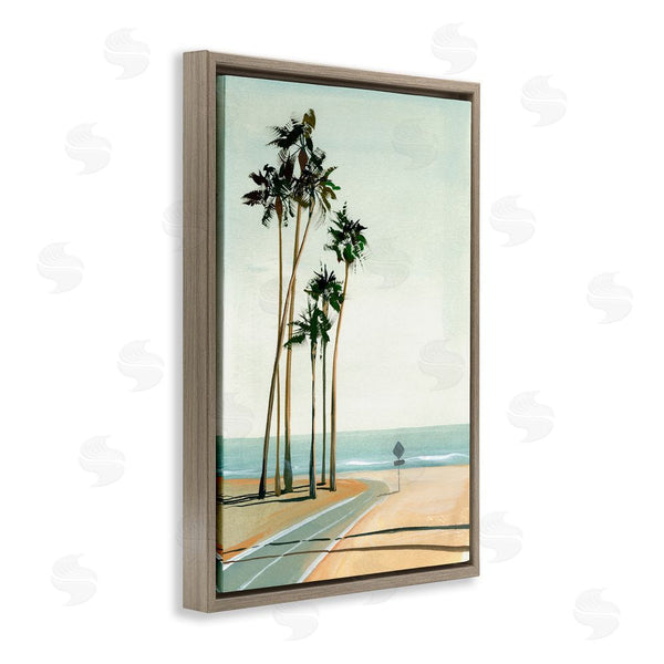 Stupell Industries Brook Page | Six Palms Seaside Road Wall Art