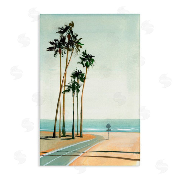 stupell industries Brook Page | Six Palms Seaside Road Wall Art