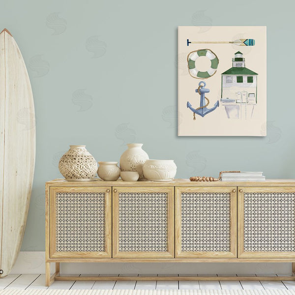 Stupell Industries Brooke Pajkurich | Boating & Lake Gear Wall Art