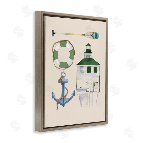 Stupell Industries Brooke Pajkurich | Boating & Lake Gear Wall Art